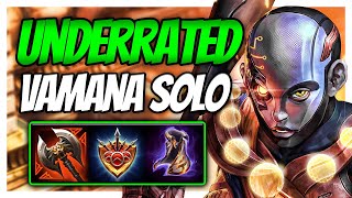 PREPING FOR SEASON 11 WITH THIS UNDERRATED PICK  Smite Vamana solo Ranked [upl. by Tressa414]