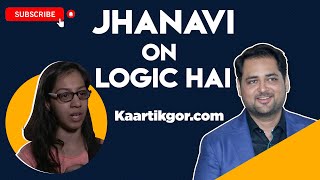 Jhanavi on LOGIC HAI  Astrologer Kaartik Gor [upl. by Malvina568]