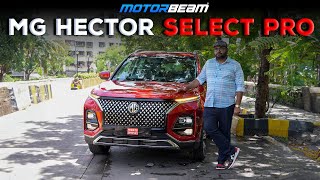 MG Hector Select Pro  Rs 1748 Lakh Onwards  MotorBeam [upl. by Estella]