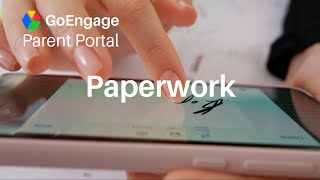 Paperwork  GoEngage Parent Portal [upl. by Jaenicke]