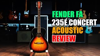 Fender FA 235E Concert Series  Best Acoustic Guitar for Crowd [upl. by Zzaj]