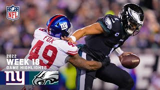 New York Giants vs Philadelphia Eagles  2022 Week 18 Game Highlights [upl. by Oriana]