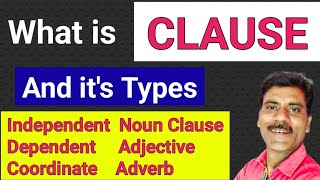 Clause and its types  What is clause  Clause for class 12 [upl. by Benjamin]