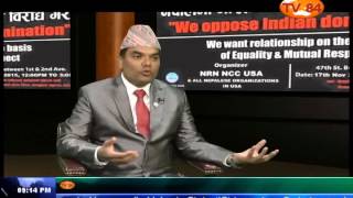 Indian Blockade Threatens The Future Of Nepal  DrKeshab Paudel NRNA NCC USA Part1 [upl. by Ahilam]