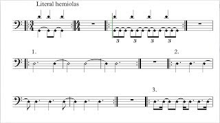 How To Play Hemiola Rhythms [upl. by Shivers]