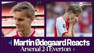 “WE HAVE TO BE PROUD”  Martin Ødegaard  Arsenal 21 Everton  Premier League [upl. by Verna]