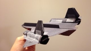 Paper SR71 Blackbird and B2 Spirit [upl. by Alul]