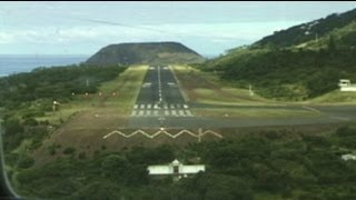 DO NOT overrun this runway Sao Jorge Azores [upl. by Kenison]