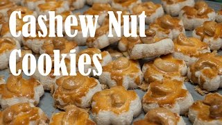 Cashew Nut Cookies  สูตร คุกกี้สิงคโปร์ [upl. by Meirrak287]