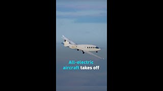 All electric aircraft takes off in U S [upl. by Ramad]