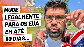 O MELHOR VISTO PARA MORAR NOS EUA DE FORMA RÁPIDA E SEGURA [upl. by Nesila97]