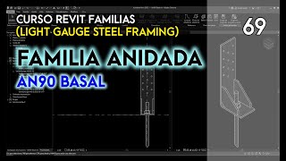 🔩 Curso REVIT Familias  Light Steel Framing  Video 69  Familia Anidada AN90Varilla Anclaje [upl. by Dimo398]