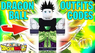 ⭐DRAGON BALL CUSTOM OUTFITS CODES⭐ [upl. by Nnelg489]