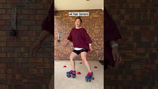 4 Drills to Improve Your Edges on Roller Skates  shorts [upl. by Sivrep]