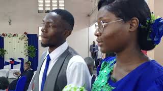 FR GOEL MAPOKO CHANTE AVEC SR LOR LE JOUR DE SON MARIAGE A LA COLOMBE BLANCHE [upl. by Eilyak]