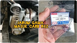 guna Jarumslide needle gama ke carb rxz  part 1 [upl. by Nosahc]