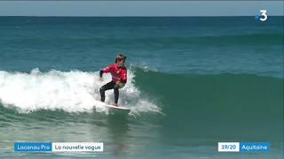 Surf  début du Lacanau Pro 2018 en Gironde [upl. by Anwahsat404]