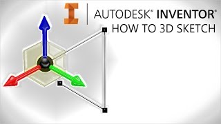 How to 3D Sketch  Autodesk Inventor [upl. by Eltsyrc]