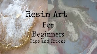 Top tips and tricks to create resin art for beginners [upl. by Gnouv]