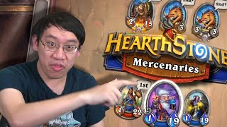 Hearthstone Mercenaries F2P The First Steps Gameplay [upl. by Eiznyl]