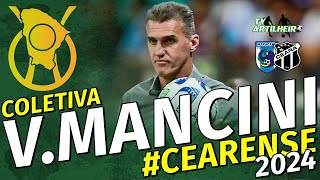 Cearense 24 Coletiva Vagner Mancini  PósJogo Maracanã 1 X 1 Ceará  TV ARTILHEIRO [upl. by Eybba]