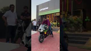 Brand new zx6r delivery trending ytshorts reaction zx6r superbike [upl. by Orly970]