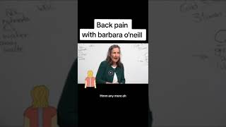 Backpain Causes amp Remedies barbaraoneill backpain homemaderemedy backpainrelief [upl. by Cornell144]