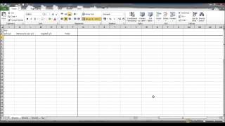 Create a Bookkeeping Spreadsheet using Microsoft Excel  Part 1 [upl. by Nnyloj]