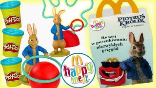 Play Doh Town amp Happy Meal • Piotruś Królik  • Zabawki z McDonalds • openbox [upl. by Nadya673]