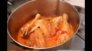 Basque Recipe Anthony Bourdains Poulet Basquaise Basque Chicken [upl. by Zales]