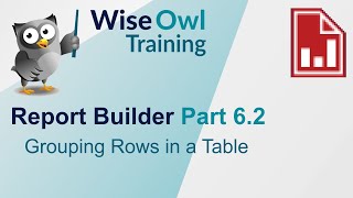 SSRS Report Builder Part 62  Grouping Rows in a Table [upl. by Niessuh256]