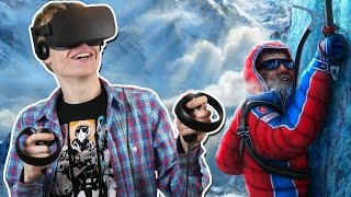 CLIMBING THE MOUNT EVEREST IN VIRTUAL REALITY  Everest VR Oculus Touch Gameplay [upl. by Sinnaoi699]