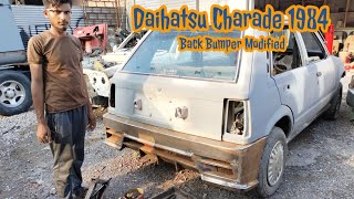 DAIHATSU CHARADE 1984 MODIFIED BACK BUMPER DESIGN [upl. by Thanh916]