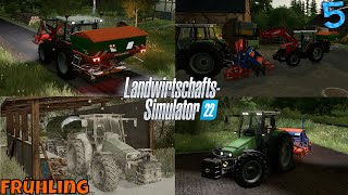 LS22FS22  Timelapse  Frühling 5 Säen düngen und die ersten Einnahmen🚜🔥💯💪  ZutuzYT [upl. by Doowrehs]