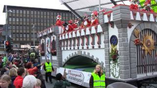 Veilchendienstagszug Mönchengladbach 04 März 2014 Teil 88 Bahnhof [upl. by Enrico]