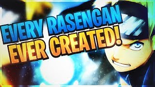 Every Major Rasengan Naruto Uzumaki Created Explained [upl. by Ardnuassac]