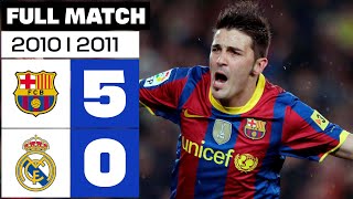 FC Barcelona vs Real Madrid 50 20102011 PARTIDO COMPLETO [upl. by Nimajaneb]