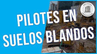 🔴 Pilotes en Suelos Blandos  Geotecnia  Colapso de un edificio en Shanghái​  上海 [upl. by Ahsoyek]