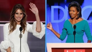 Did Melania Trump Plagiarize Michelle Obamas Speech See For Yourself [upl. by Isak]