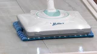 Nellies Cordless Wow Mop with 6 Microfiber Cleaning Pads on QVC [upl. by Htidra]