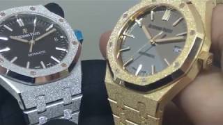 【美若冰霜】愛彼 AUDEMARS PIGUET 皇家橡樹霜金腕錶 Royal Oak Frosted Gold lady 37mm [upl. by Columba712]