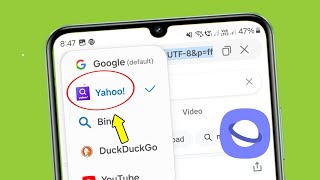 How to Remove Yahoo Search from Samsung internet Browser [upl. by Semajwerdna180]