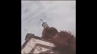 Earthquake  Sto Nino Church in Cebu City Collapse 2013 Actual Video [upl. by Uthrop]