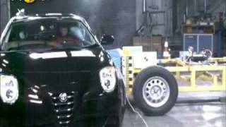 Euro NCAP  Alfa Romeo MiTo  2008  Crash test [upl. by Swope]