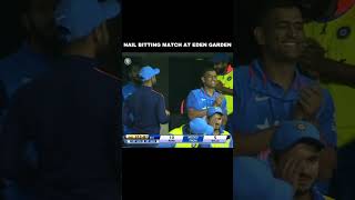 nail bitting matchshorts cricket cricketlover sports indvsaus [upl. by Avot]