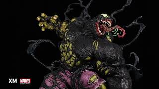 XM Studios Marvel Venomized Hulk Premium Statue Collectible [upl. by Aicilaf]