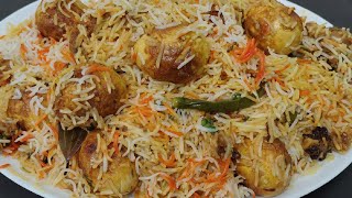 How to make Egg Biryani  Easy Egg Dum Biryani Restaurant Style  अंडा बिरयानी रेसिपी [upl. by Hoisch]