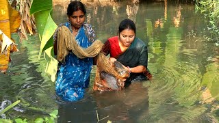 FishingampCooking Mulo Diye Rup chand Macher Tel Jhal In Desi Village Style  Radish With Fish Curry [upl. by Syd]