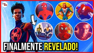 TODOS OS 80 SPIDERMAN QUE APARECEM EM HOMEMARANHA ATRAVÉS DO ARANHAVERSO 2  ATÉ O SUPAIDAMAN [upl. by Ayotol]