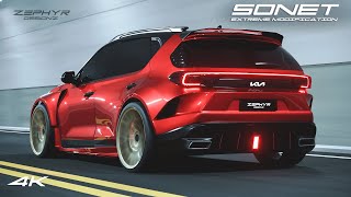 KIA SONET EXTREME MODIFICATION Concept by Zephyr Designz  4K [upl. by Atlanta]